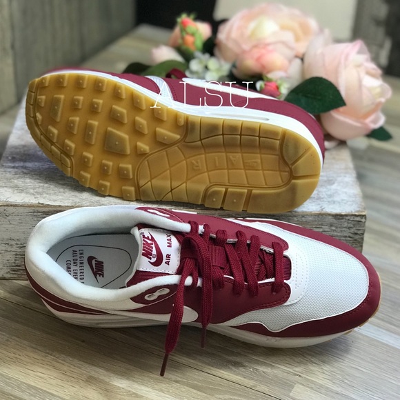 NWT Nike Air Max 1 Red Crush White W AUTHENTIC - Picture 3 of 7